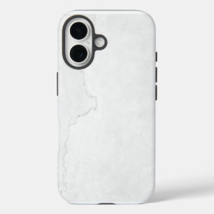 Elegant White Marble iPhone 16 Case