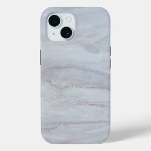 Elegant White Marble iPhone 15 Case
