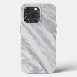 Elegant White Marble iPhone 13 Pro Case