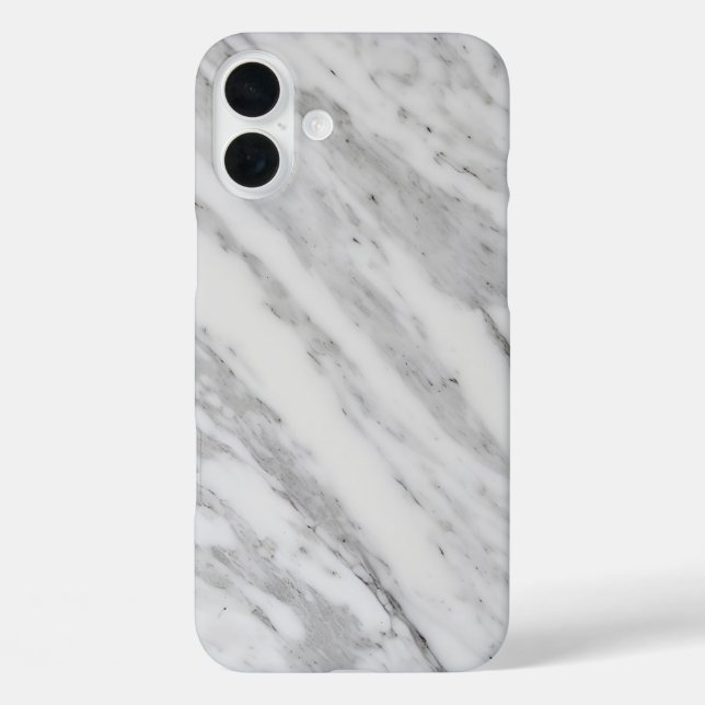 Elegant White Marble Case-Mate iPhone Case (Back)