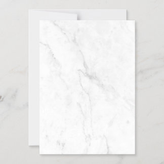 Elegant White Marble Home Decor Magnetic Invitation
