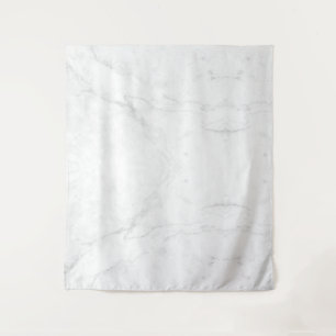 Elegant White Marble Home Decor Tapestry