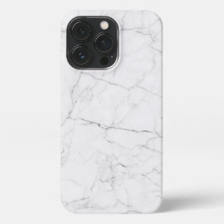 Elegant White Marble iPhone 13 Pro Case