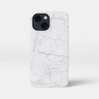 Elegant White Marble iPhone 13 Mini Case