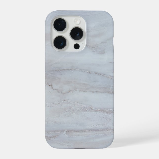 Elegant White Marble   iPhone Case (Back)
