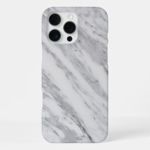 Elegant White Marble iPhone 16 Pro Max Case