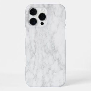 Elegant White Marble iPhone 16 Pro Max Case