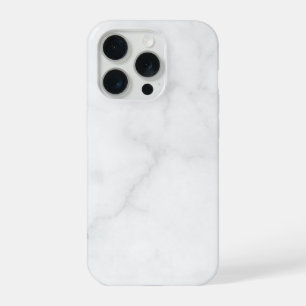 Elegant White Marble iPhone 15 Pro Case