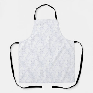 Elegant White Marble Modern Apron