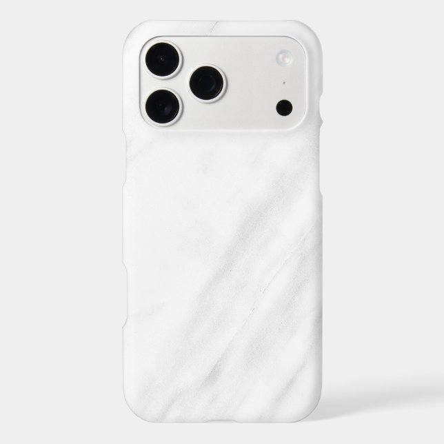 Elegant White Marble Pattern (Back)