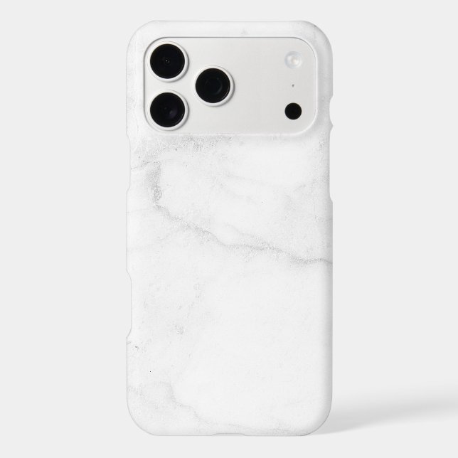 Elegant White Marble Pattern (Back)
