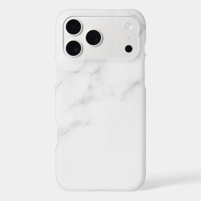 Elegant White Marble Pattern (Back)