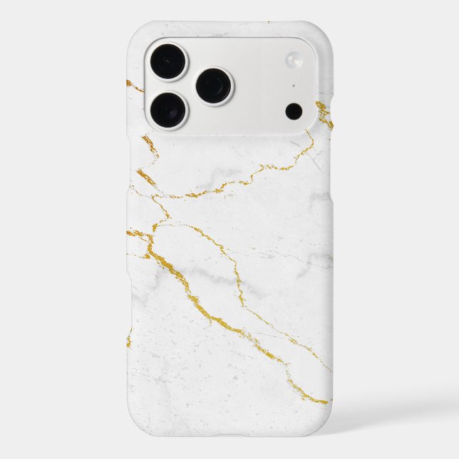 Elegant White Marble Pattern (Back)