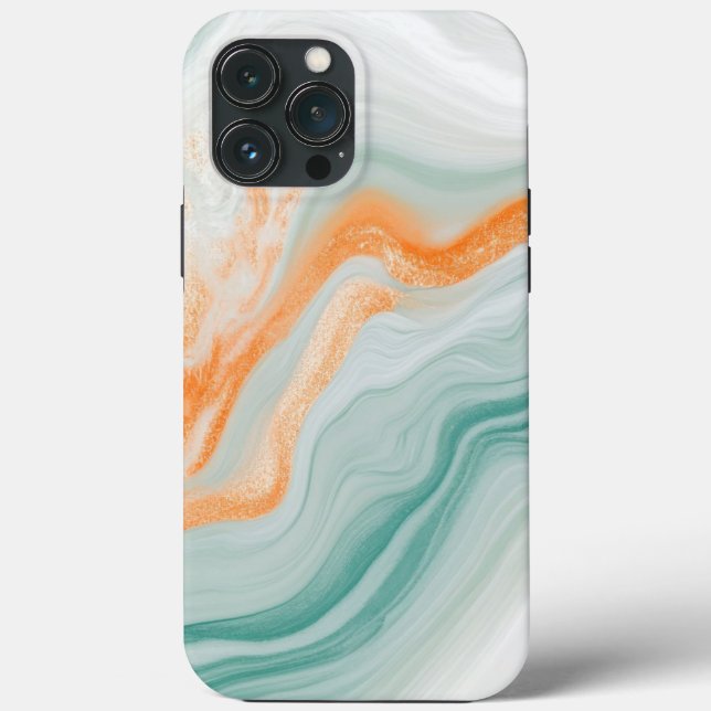 Elegant White Marble Pattern Case-Mate iPhone Case (Back)