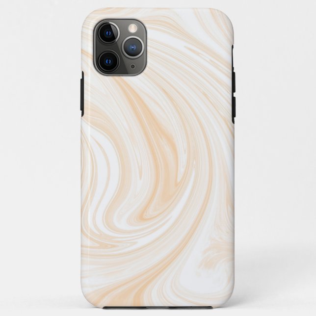 Elegant White Marble Pattern Case-Mate iPhone Case (Back)