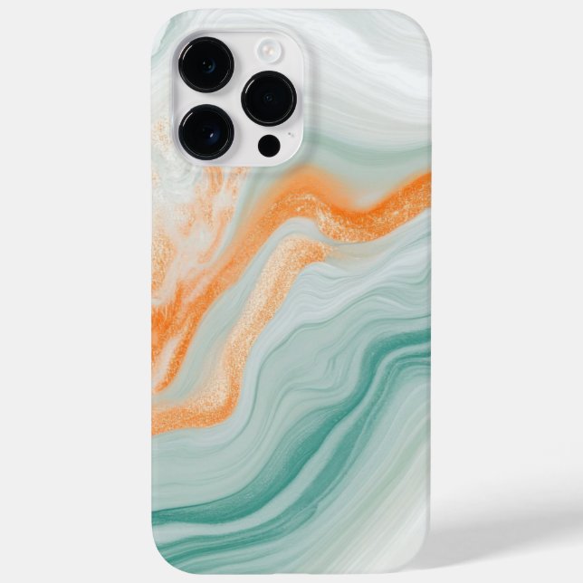Elegant White Marble Pattern Case-Mate iPhone Case (Back)