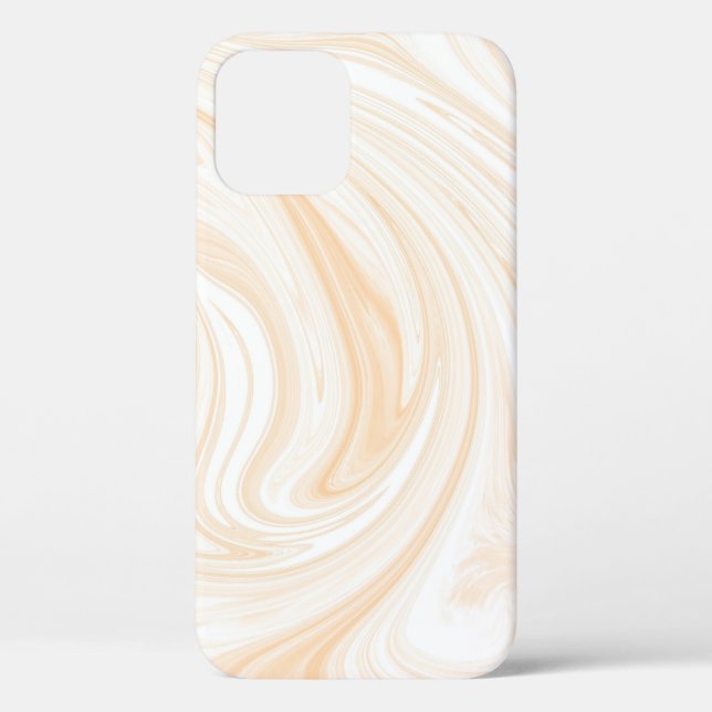 Elegant White Marble Pattern Case-Mate iPhone Case (Back)