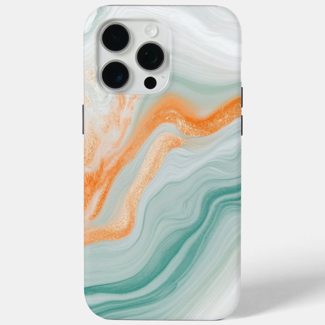 Elegant White Marble Pattern Case-Mate iPhone Case (Back)