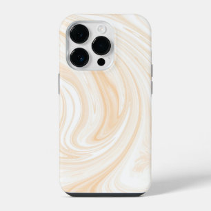 Elegant White Marble Pattern iPhone 14 Pro Case