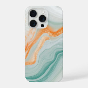 Elegant White Marble Pattern iPhone 15 Pro Case
