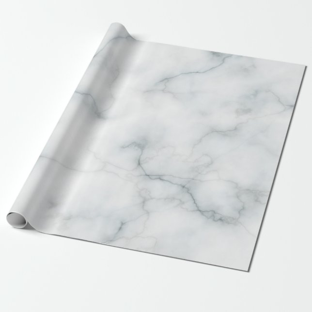 elegant white marble stone wrapping paper (Unrolled)
