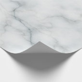 elegant white marble stone wrapping paper (Corner)