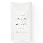 Elegant, White, Minimal Wedding 