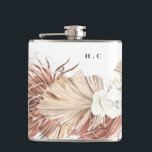 Elegant White Pampas Grass Floral Groomsmen Flask<br><div class="desc">Elegant White Pampas Grass Floral Groomsmen Flask. This will be part of suite.

#pampasgrass
#junglewedding
#jungleinvitation
#coralwedding
#weddingmenu
#desertwedding
#lasvegaswedding
#terracottawedding
#peachwedding
#pampasweddingmenu
#pampas
#terracotta
#coral
#peach
#naturalwedding
#driedgrass
#driedpampas
#wabisabiwedding
#naturewedding</div>