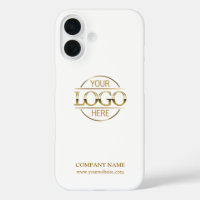 Elegant White Promotional Company Business Logo