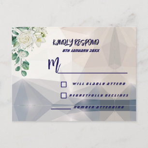 Elegant White Rose Floral 10th Birthday Invitation Postcard