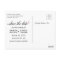Elegant White Script Photo Save The Date Postcard