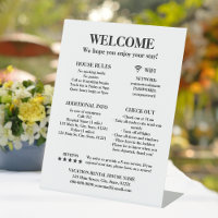 Elegant White Vacation Rental House Welcome
