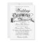 Elegant White Wedding Ceremony Invitations
