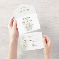 Elegant White & Yellow Daffodils Wedding