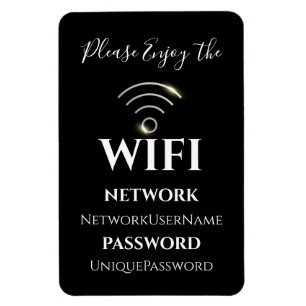 Elegant WiFi   Magnet