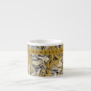 Elegant Wild Marble Namaste Espresso Cup