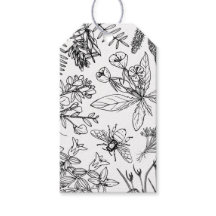 Elegant Wildflower Boho Gift Tag