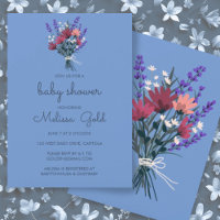Elegant Wildflower Bouquet BABY SHOWER CUSTOM Luxe