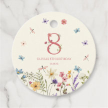 Elegant Wildflower Butterfly 8th Birthday Party