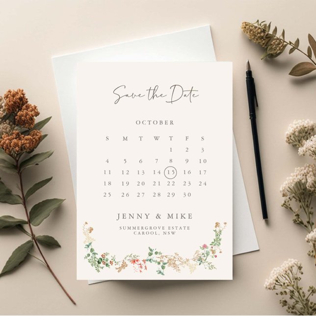 Elegant Wildflower Garden Floral Invitation (Creator Uploaded)