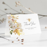 Elegant wildflower meant to bee thank you card<br><div class="desc">Elegant wildflower meant to bee thank you card 
Matching items available.</div>