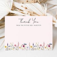 Elegant Wildflower Pink Future Mrs. Bridal Shower