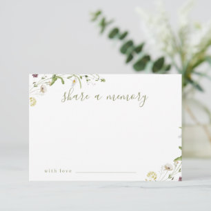 Elegant Wildflower Rustic Boho share a memory card