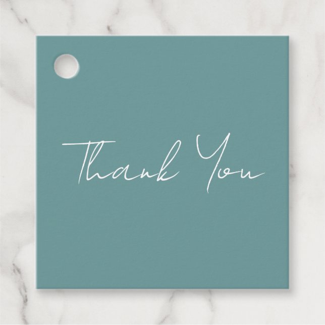 Elegant Wildflower Wedding Favour Tags (Front)