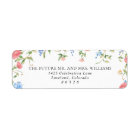 Elegant Wildflower Wedding Return Address