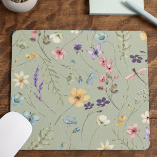Elegant Wildflower Wild Flower Floral Mouse Pad