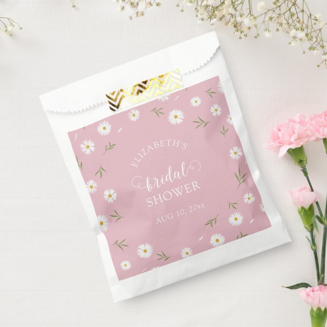Elegant Wildflowers Floral Garden Bridal Shower Favour Bag (Sealed)