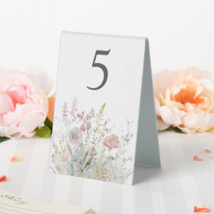 Elegant Wildflowers Floral Watercolor Wedding