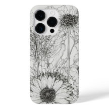 Elegant Wildflowers white and black Case-Mate