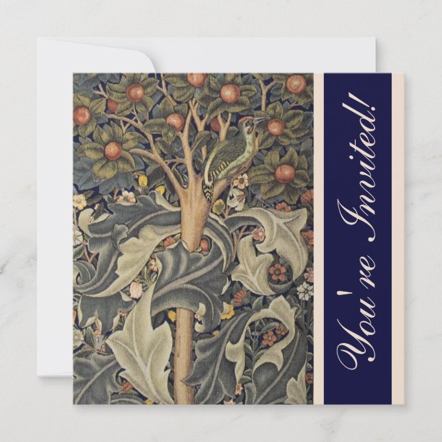 Elegant William Morris Invitations (Front)